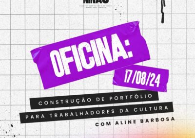 Oficina Construção de Portfólio para Trabalhadores da Cultura