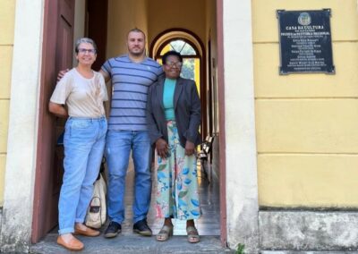 Visita institucional à Secretaria de Cultura de Rio das Flores o Programa Integração pela Música (PIM)