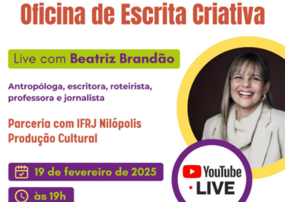 LIVE: Oficina de Escrita Criativa com Beatriz Brandão – IFRJ Nilópolis